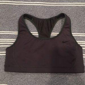 Gray Nike sports bra size small